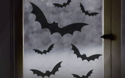 Bad Things – Halloween Bat Window Stickers