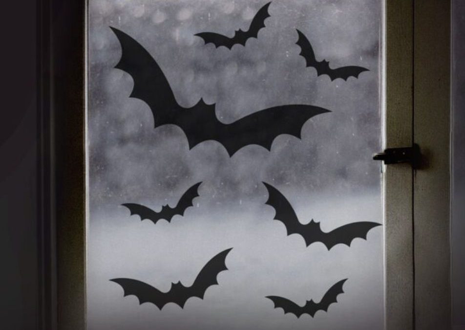 Bad Things – Halloween Bat Window Stickers