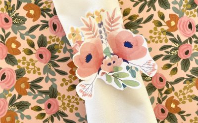 Good Ideas – Floral Napkins Rings