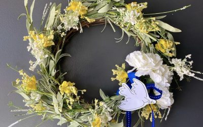 A Spring Peace Wreath