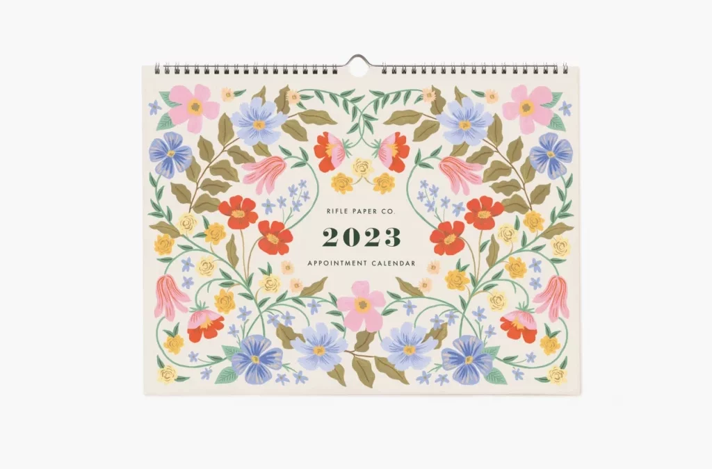 Goodies – Rifle Paper Appointment Calendar 2023