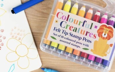 Goodies – Felt Tip Pens with Mini Stamps