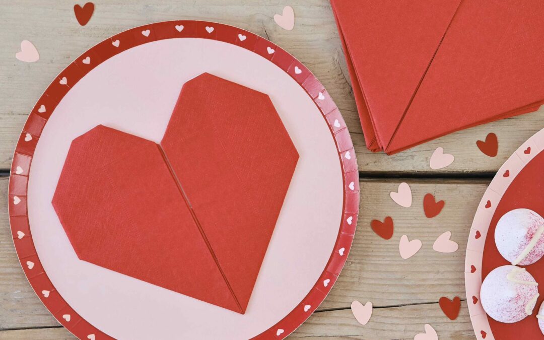 Goodies – Origami Heart Napkins