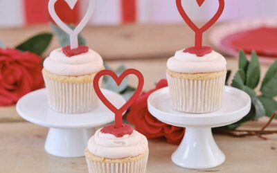 Goodies – Heart Cupcake Toppers