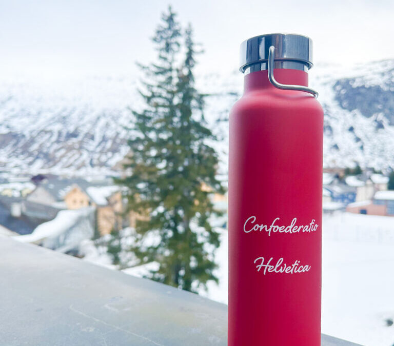 Swiss CH Water Bottle