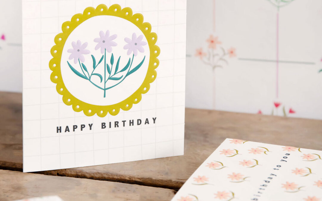 Petite Floral Birthday Cards