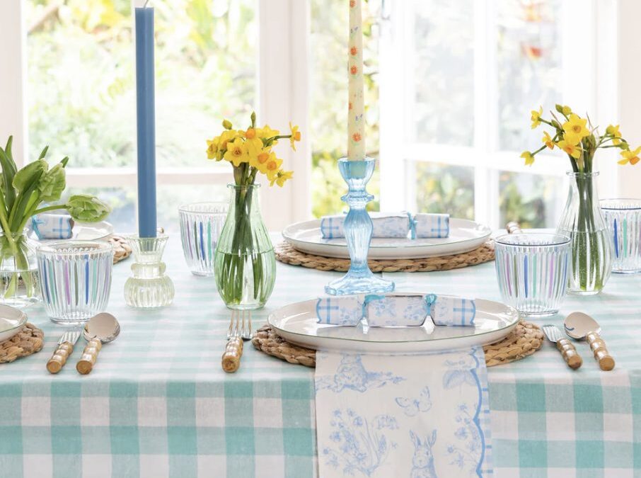 Easter Blue Spring Table