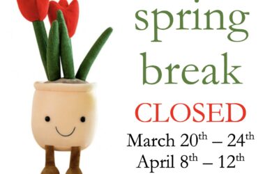 Spring Break – Shop Closure Dates